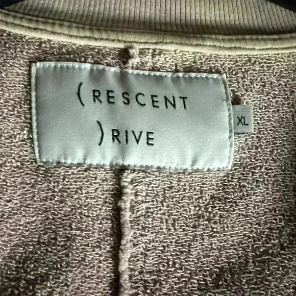 Crescent Drive plush French loop terry sweatshirt. Size xl. Soft . nwot. - Picture 5 of 9